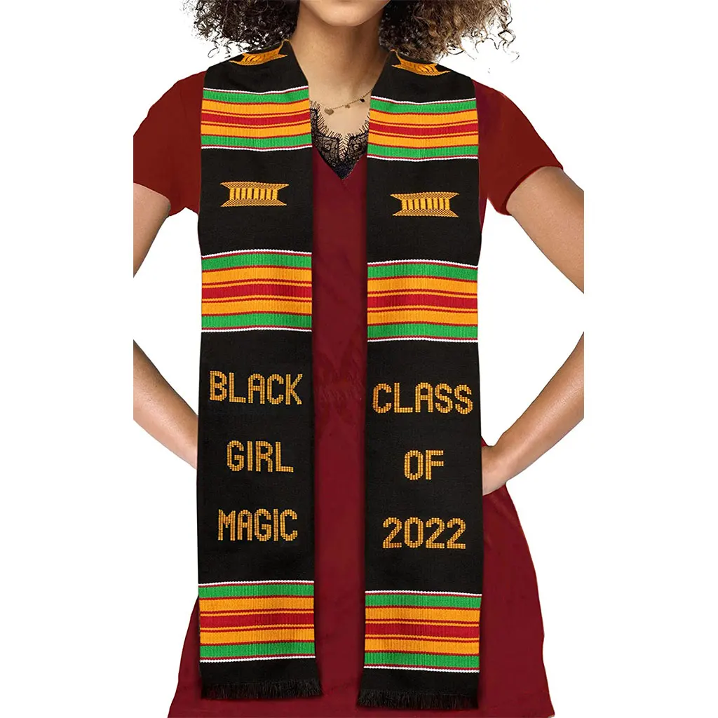 2023 Complicated Digital Printing Design Ribbon Academic Black