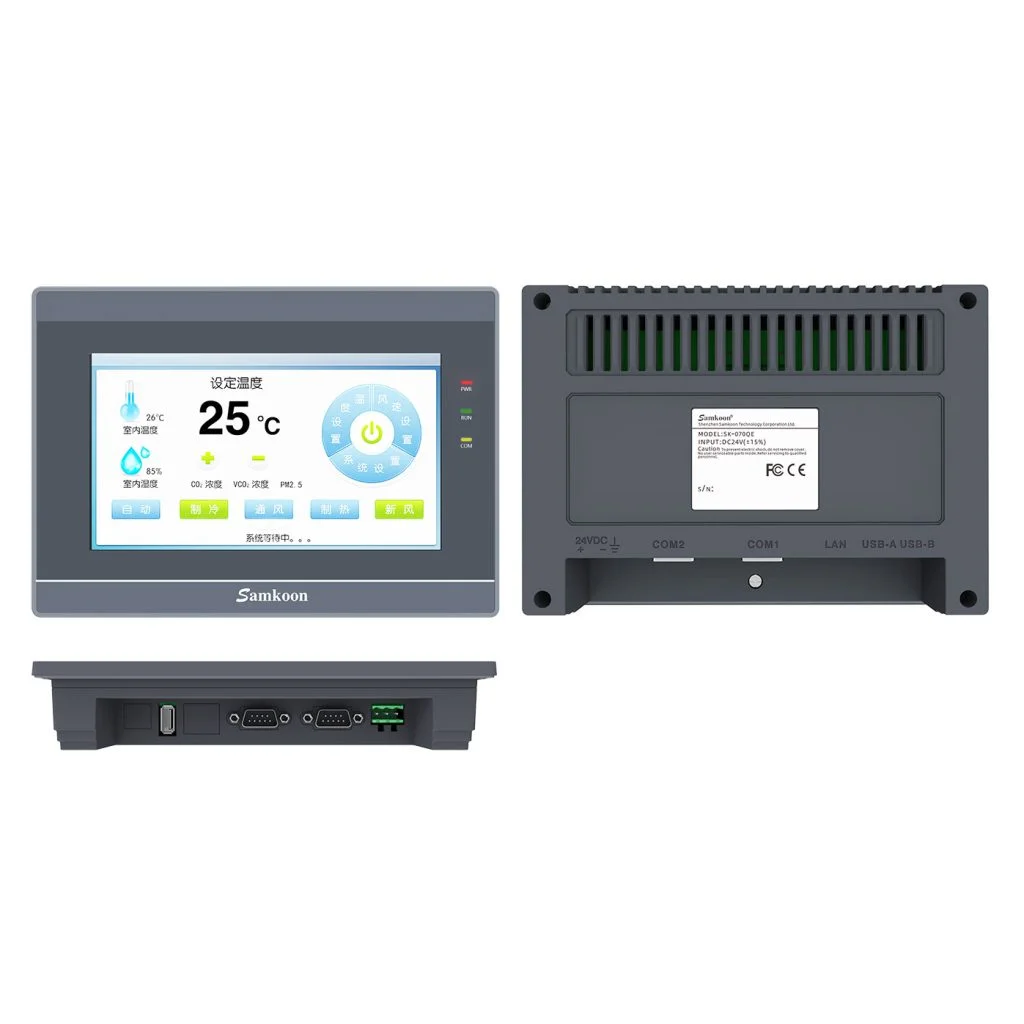 Factory Price 7 Inch Samkoon SK-070ME V3 800*480 High Resolution Touch Screen HMI for Industrial Control