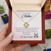 Card + Gold Necklace (LED Light Box)
