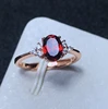 natural Garnet ring Style 1