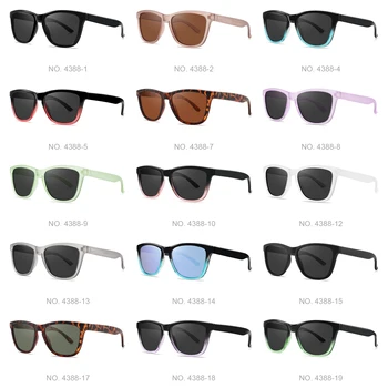 Good quality promotional sun glasses for men colorful TAC polarized UV400 mirror lens sunglasses unisex