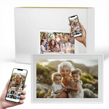 Denver PFF 1021 Acrylic Digital WiFi Picture Frame 25.7cm 10.1" 1280x800 Pixels 16GB White detail image