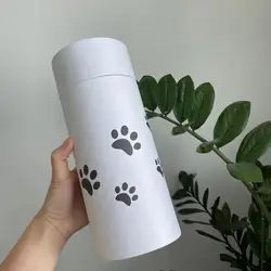 Human animal cremation ashes scattering tube dog paper pet urns biodegradable for cats