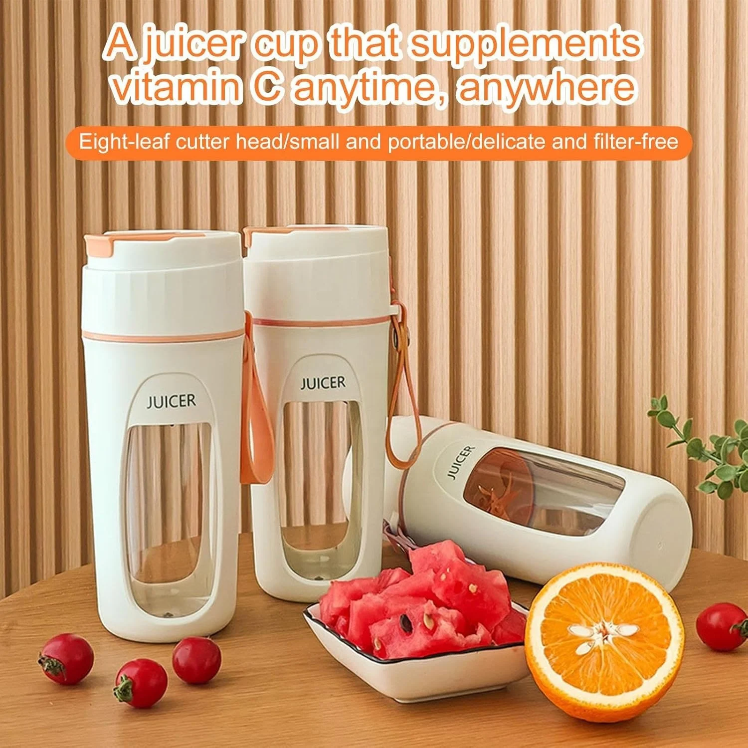 New Lasting Range Juicer Home Small Portable Fruit Juicer Cup Outdoor Electric Juicer Healthy Fruit and Vegetable Blender Cup 5