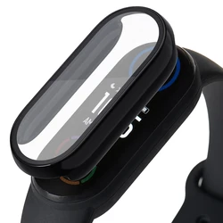 Роскошный чехол-рамка для часов из поликарбоната Xiaomi Mi band 3 4 5 6 защитный чехол экрана + пленка