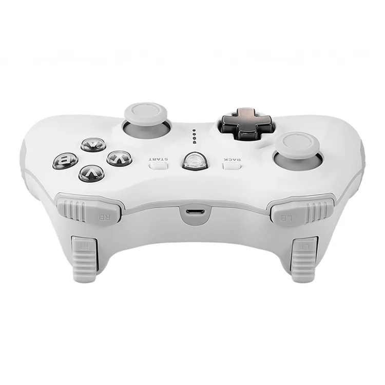 MSI FORCE GC30 V2 WHITE Gaming Controller Supports PC and Android Wireless Gamepad With Dual Vibration Motors Inside Gaming Gear