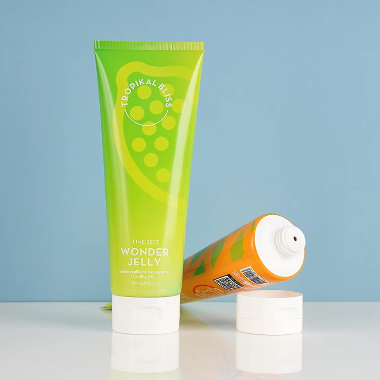 OEM ODM Hot Selling Cosmetic Empty Tube Packaging Plastic PE PCR 200ml Flip Top Cap Custom Size Available Face Mask Skin Care