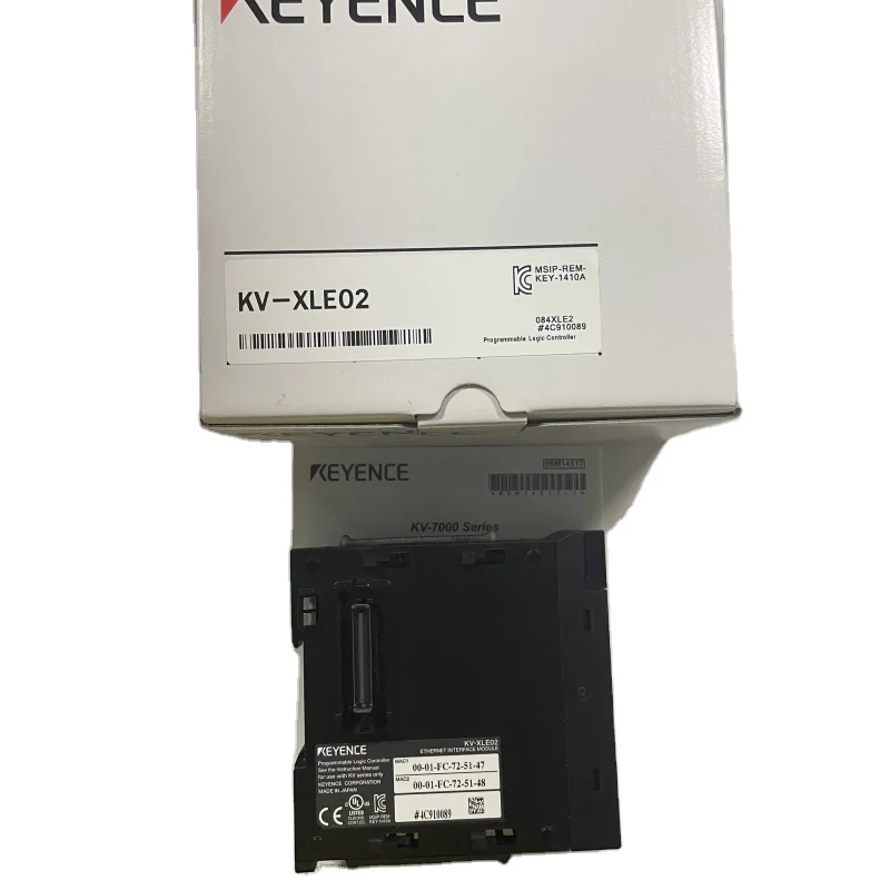 イーサネットユニット2ポートKEYENCE KV-XLE02コントローラオリジナル