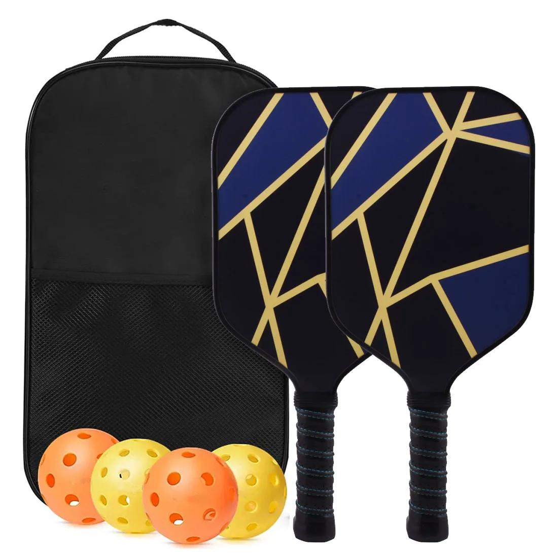 USAPA Approved Carbon Fiber Pickleball Paddle Set of 2 for Children with Training & Customized Options
