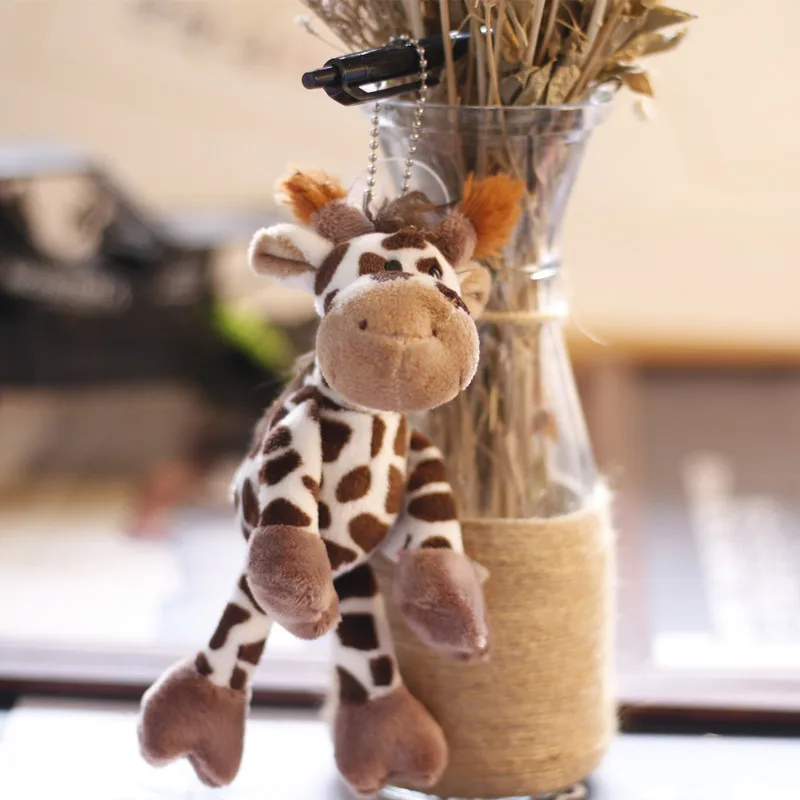 One Point Factory's Custom Cute Jungle Mini Plush Keychains Stuffed Animal Nici Plush Dolls Pendant Toys-for Kids & Collectors