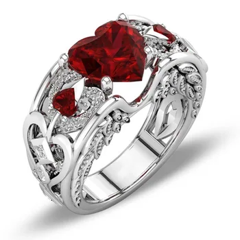 Amazon's best-selling fashion adjustable ruby ring gift for women