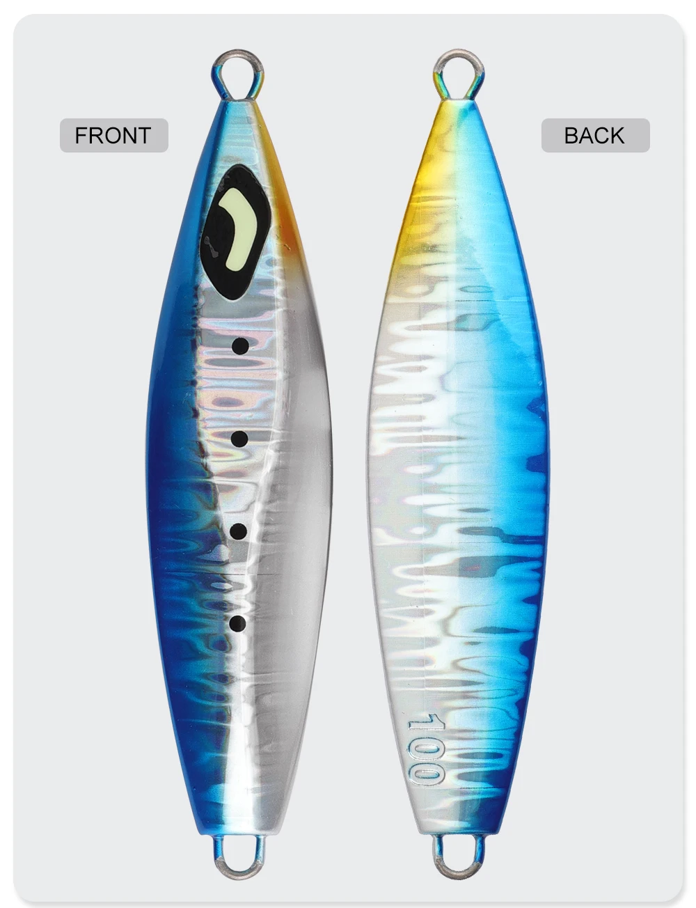 Jiggingduke 100g 130g 160g 200g 300g Flat Slow Fall Pitch Jigging