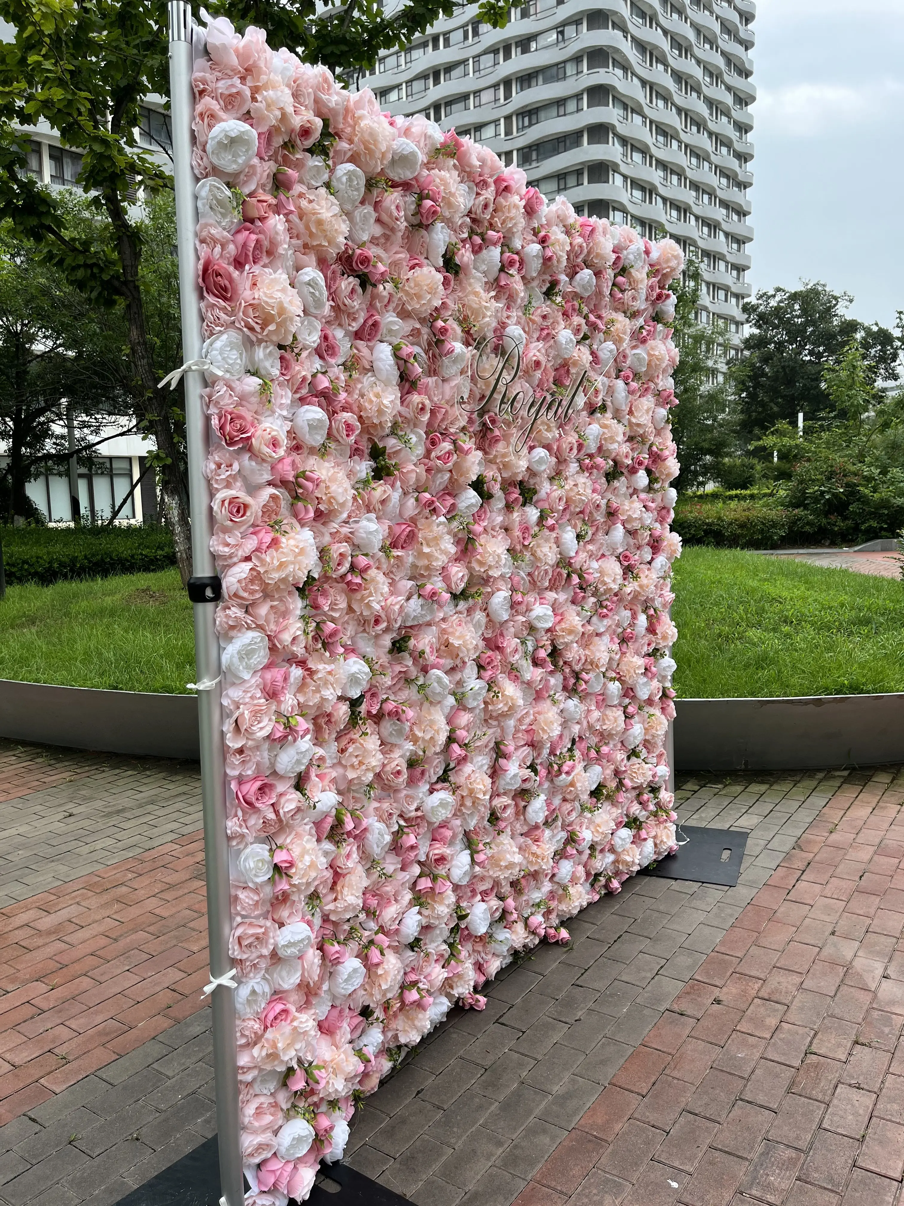 3x3 Meters Adjustable Flower Wall Display Stand Wedding Backdrop Event