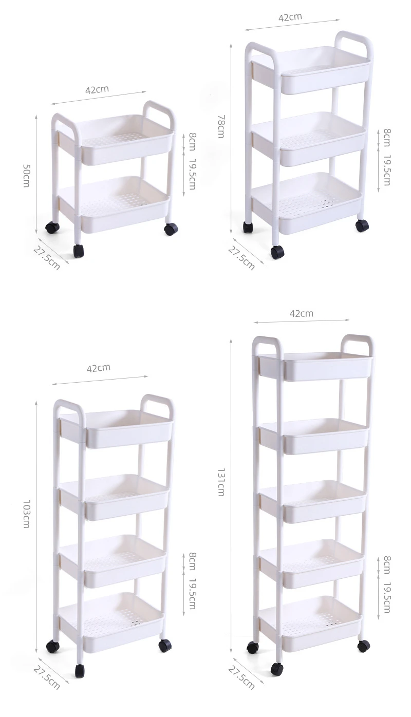 5 Layers Home Clothes Storage Rack Kids Toy Storage Organizer With