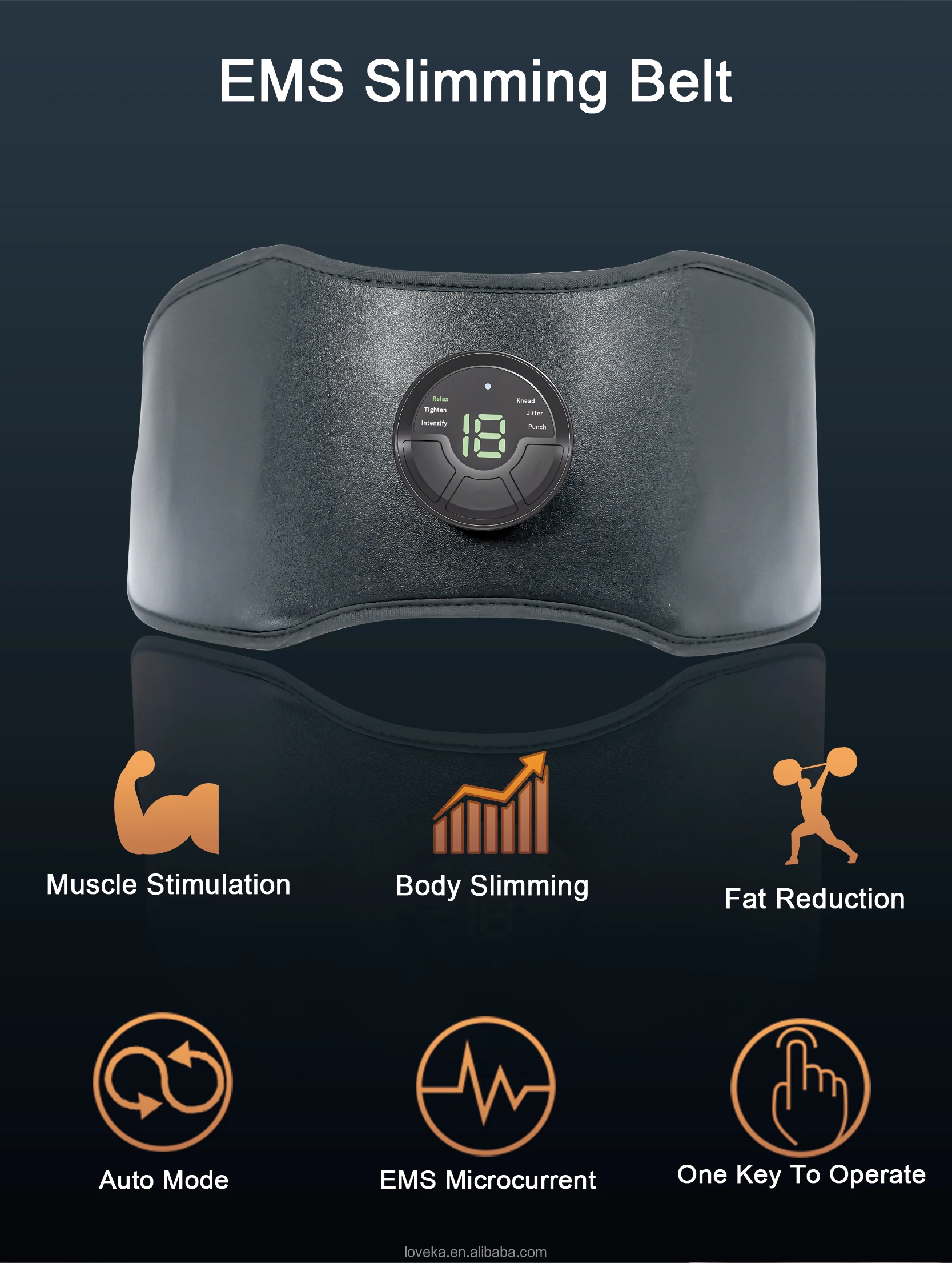 New Six Pad Rechargeable Abs Stimulating Belt Abdominal Trainer Ems ab Massage Muscle Toner Abs Stimulator