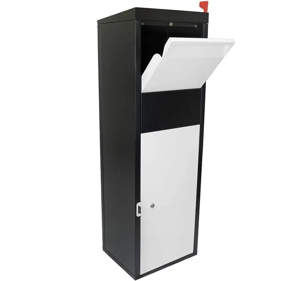 Dropbox Large Capacity Letter Box Home Furniture Outside Stand Alone Steel Mailbox