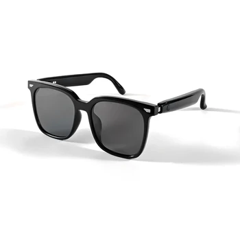 Intelligent Smart Glasses BT 5.3 Sunglasses Touch Earphones Lightweight UV400 Polarized Lenses IPX5 Waterproof Music Smart Glass