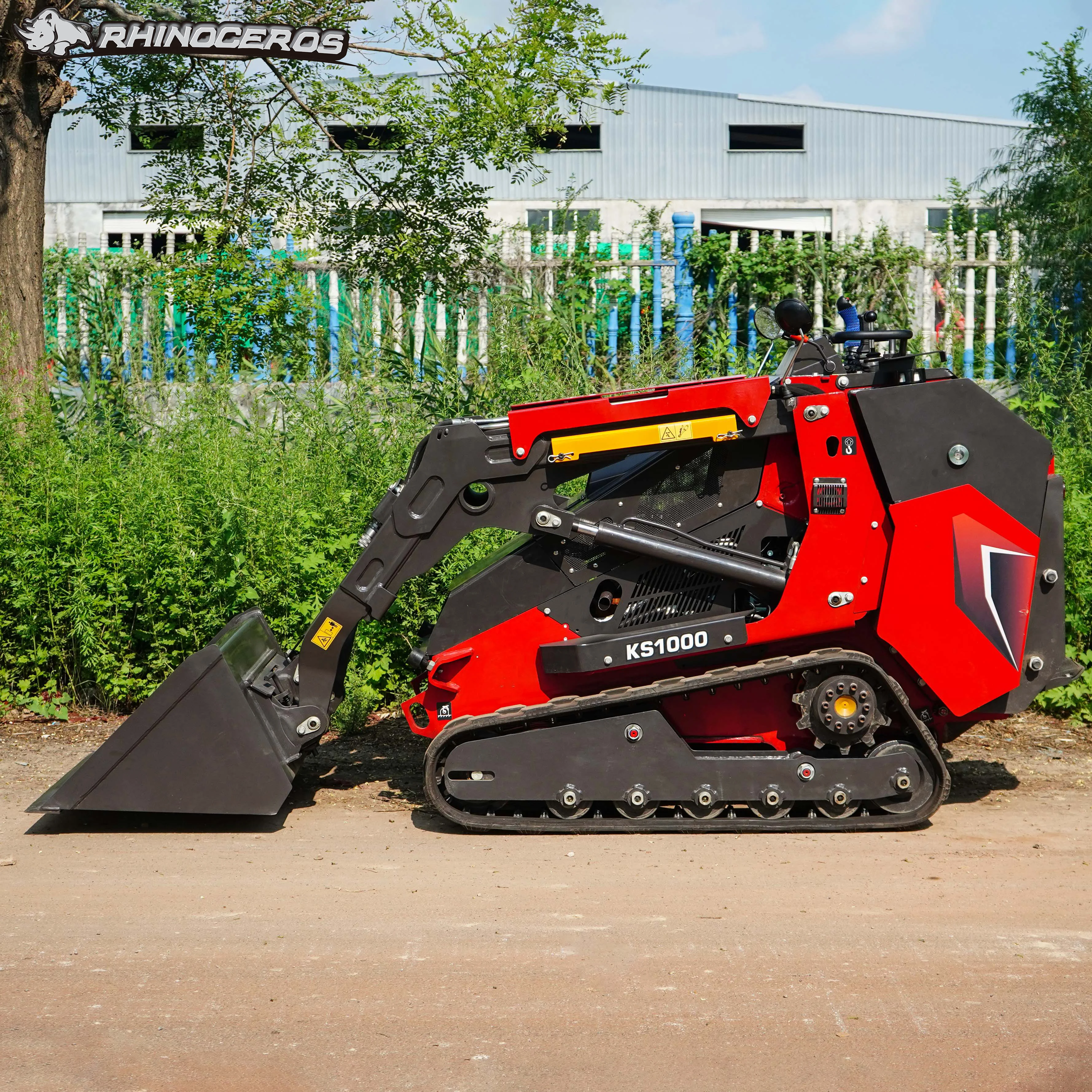 RHINOCEROS Skid Steer Loader Compact Construction Machine Skid Steer Attachments Mini Skid Steer Loader New