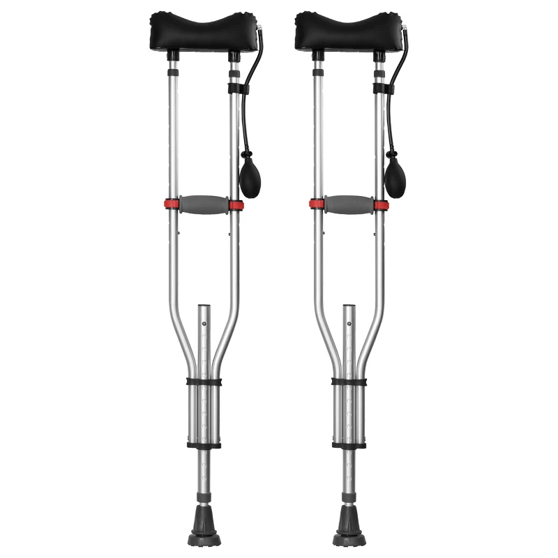 Adult Crutches Adult Armpit Crutches Aluminum Nonslip Fracture