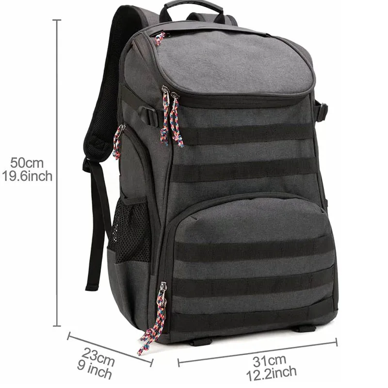 Basketball Backpack with Ball Compartment and Shoe Pocket Outdoor Sports Equipment Bag for Soccer Volleyball Gym Swim School Tra