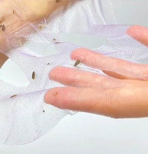 MOND'SUB OEM Lavender Petal Moisturizing Functional Facial Mask Hydrating Crystal Collagen Korean Hydrogel Face Mask Sheets