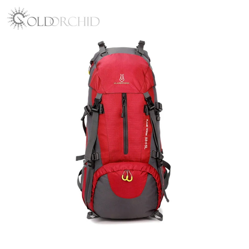 red tactical backpack