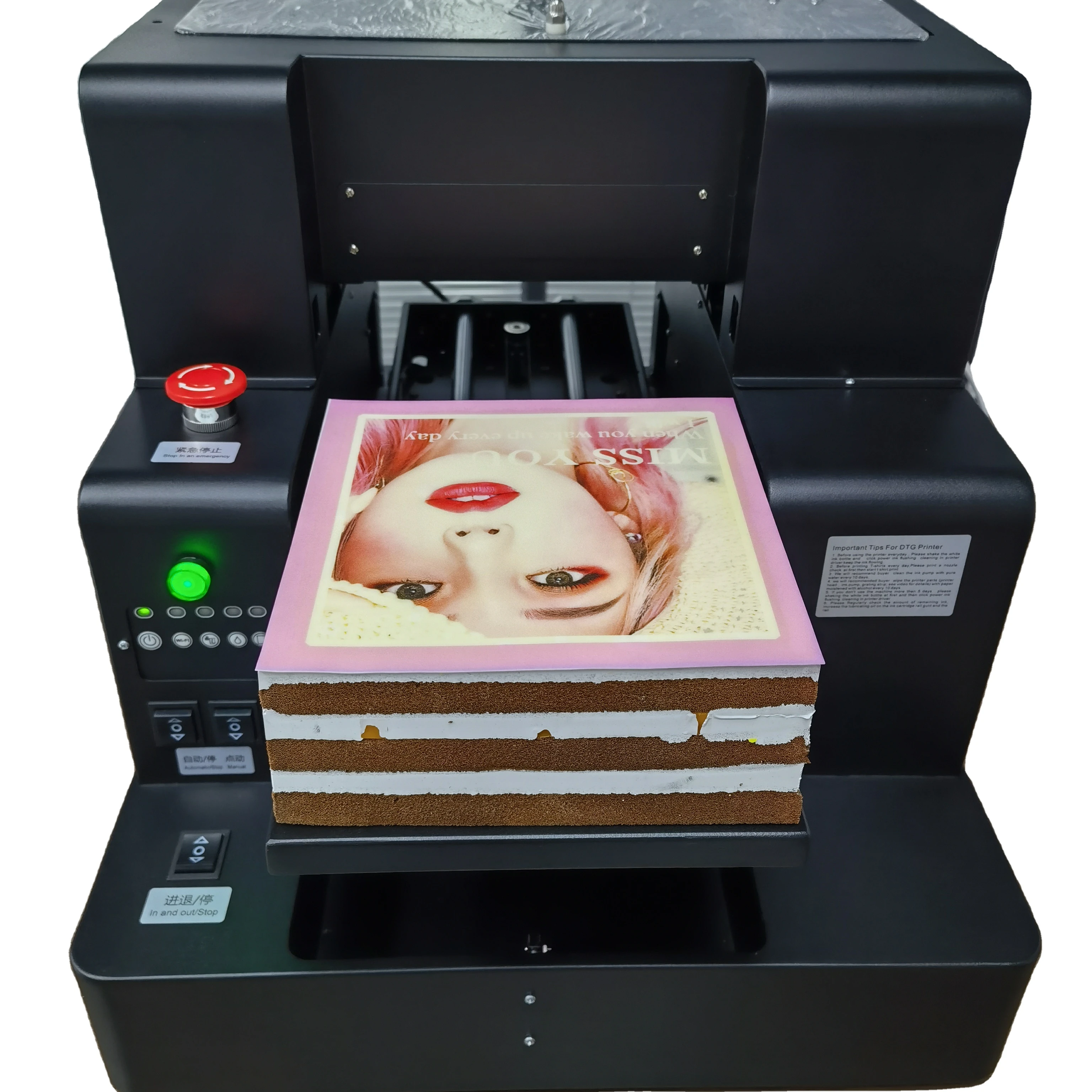 A4フードプリンター直接印刷ケーキマシンキャンディー食用インク