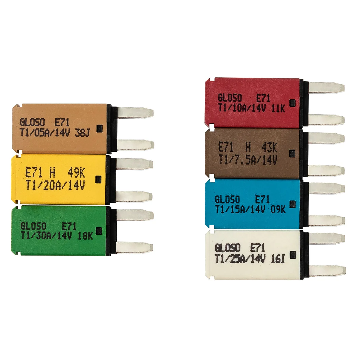 Automotive 5-30a 12v Circuit Breaker Blade Fuse - Buy Mini Blade-style ...