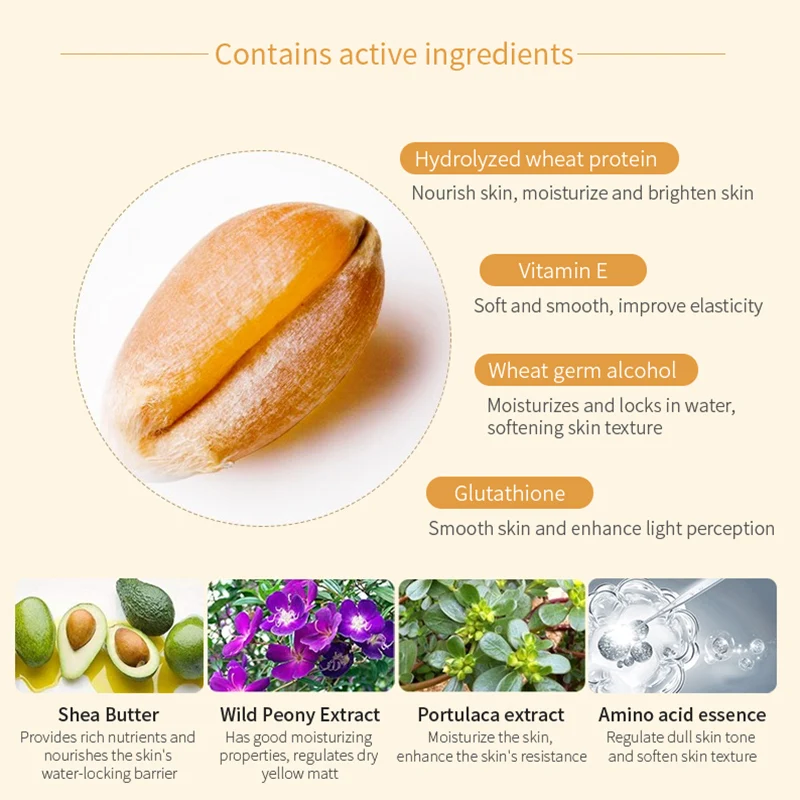 Натуральный экстракт пшеницы увлажняющий и восстанавливающий кожу лосьон для тела шампунь кондиционер ванночка набор из 3