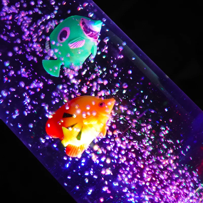 Светодиодная Напольная Лампа в виде рыбок домашний офисный декор новинка праздничный подарок для детей Женский сенсорный светильник