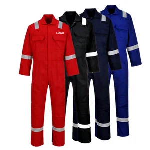 Engineer Boiler Mining Mechanic Construction Aramid Fire Retardant Overall Flame Resistant FR Fireproof Welders Clothes Workwear