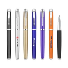 Customized High Quality Promotional Luxury Business Heavy Weight Metal Gel Pen with Custom Logo Gel Ink