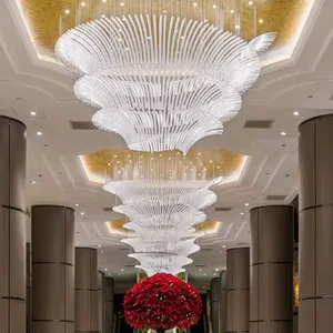 Wedding Decoration Large Pendent Light Luxury Custom Hotel Project Engineering Chandelier