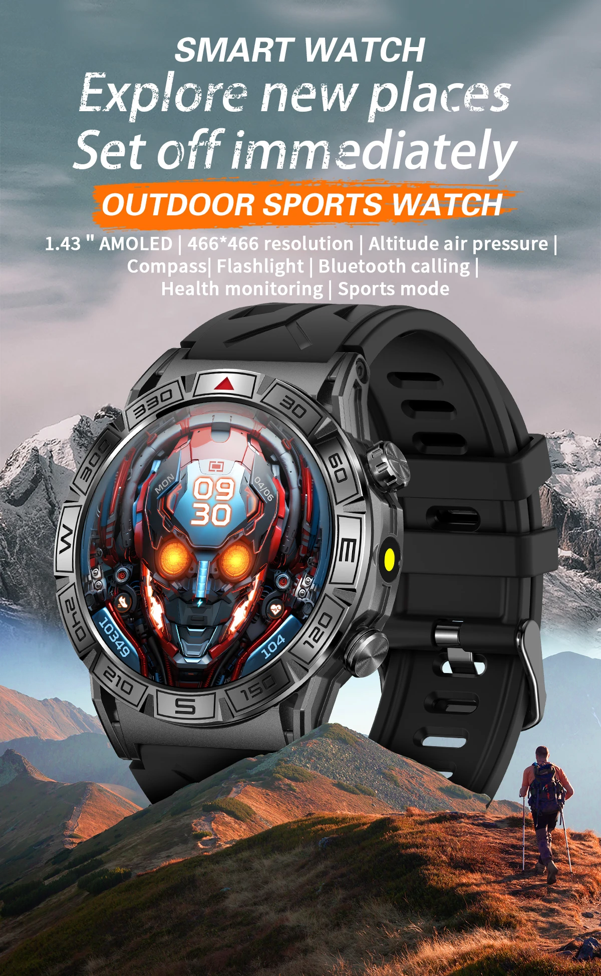 Welcome OEM Order, Factory Whole Selling 2025 Kc80 Men Outdoor Relojes Smartwatch Flashlight 1atm Waterproof Bt Call Blood Oxygen Heart Rate Sport Amoled Smart Watch - Buy Men Outdoor Smartwatch amoled Smart Watch kc80 Smartwatch