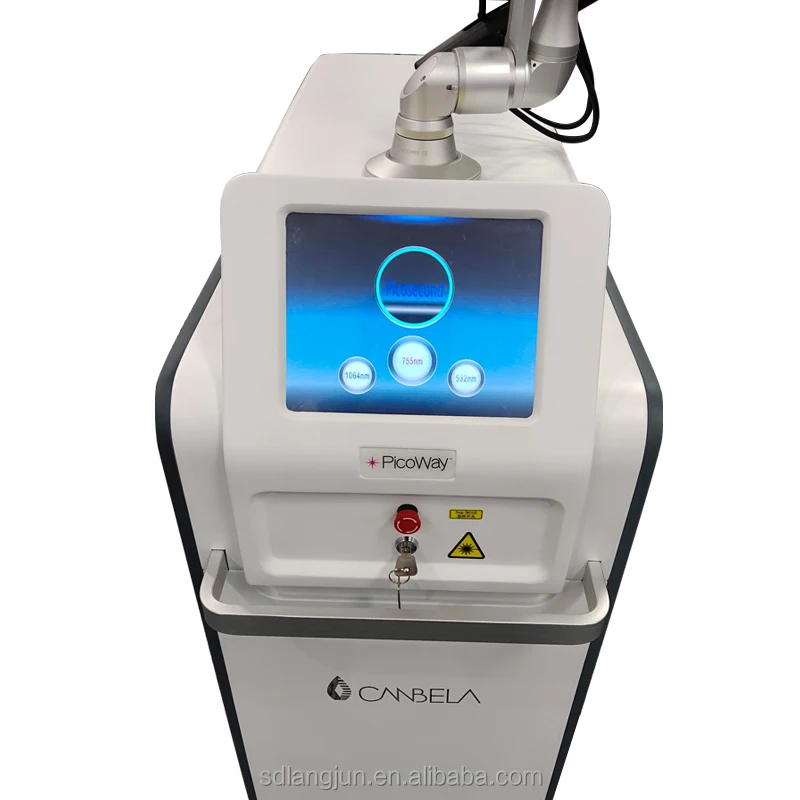2021 высокой мощности питьевой 532nm 755nm 1064nm пикосекундных лазерная машина для удаления татуировки цена