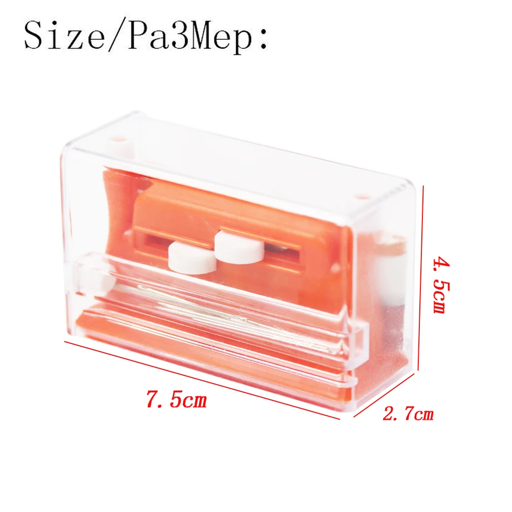 plastic automatic needle threader stitch insertion