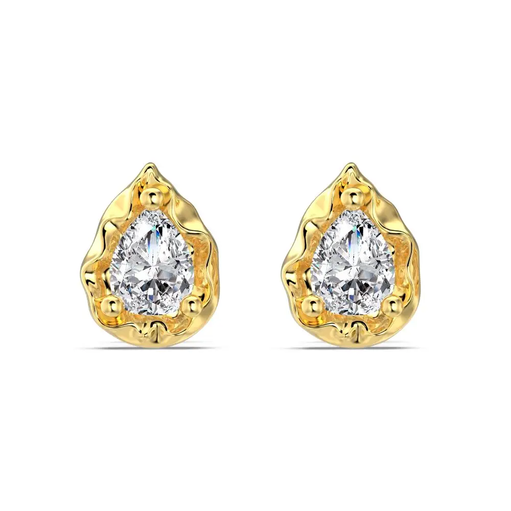 KAKODIY Stock Luxury Jewelry Stud Earrings Sterling Silver 925 Sterling Silver 5A Cubic Zirconia Drop Stud Earrings detail 4