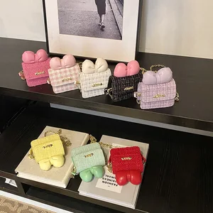 Cute Little Straps for Crossbody Children Bags Wholesale Candy colors Girls Bags and Purses Fashion New Design Mini Kids Handbag