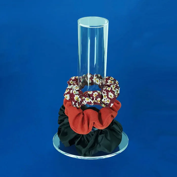 Acrylic Hair Scrunchies Holder Stand Vertical Bracelet Display Stand