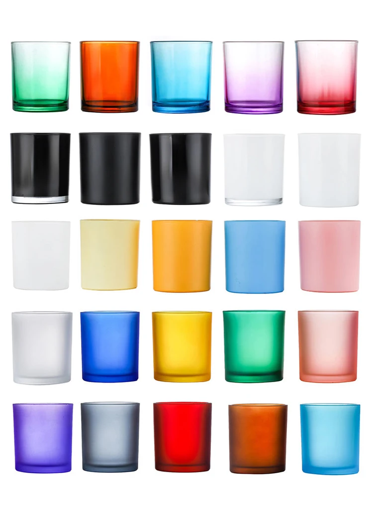 Custom 15oz Candle Jar Candle Containers Empty Clear Thick Small Candle