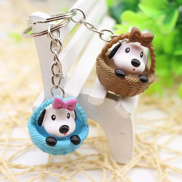 Key Ring - Dog Cartoon A practical attractive inexpensive gift item