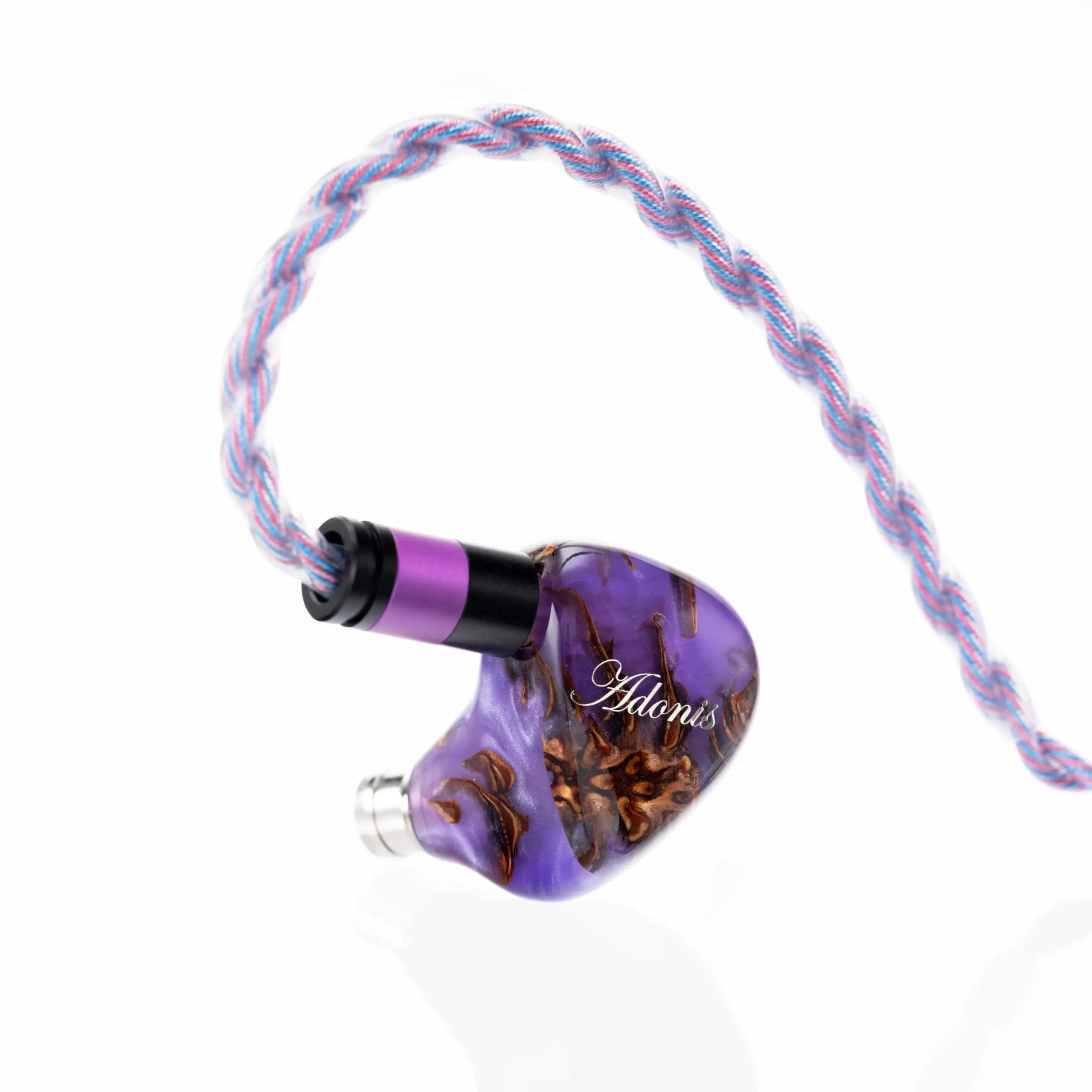 QOA Adonis 1DD+2BA Hybrid Driver Pinecone Resin Shell IEM 3.5+4.4