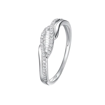 18k white gold diamond ring baguette diamond ring for couple