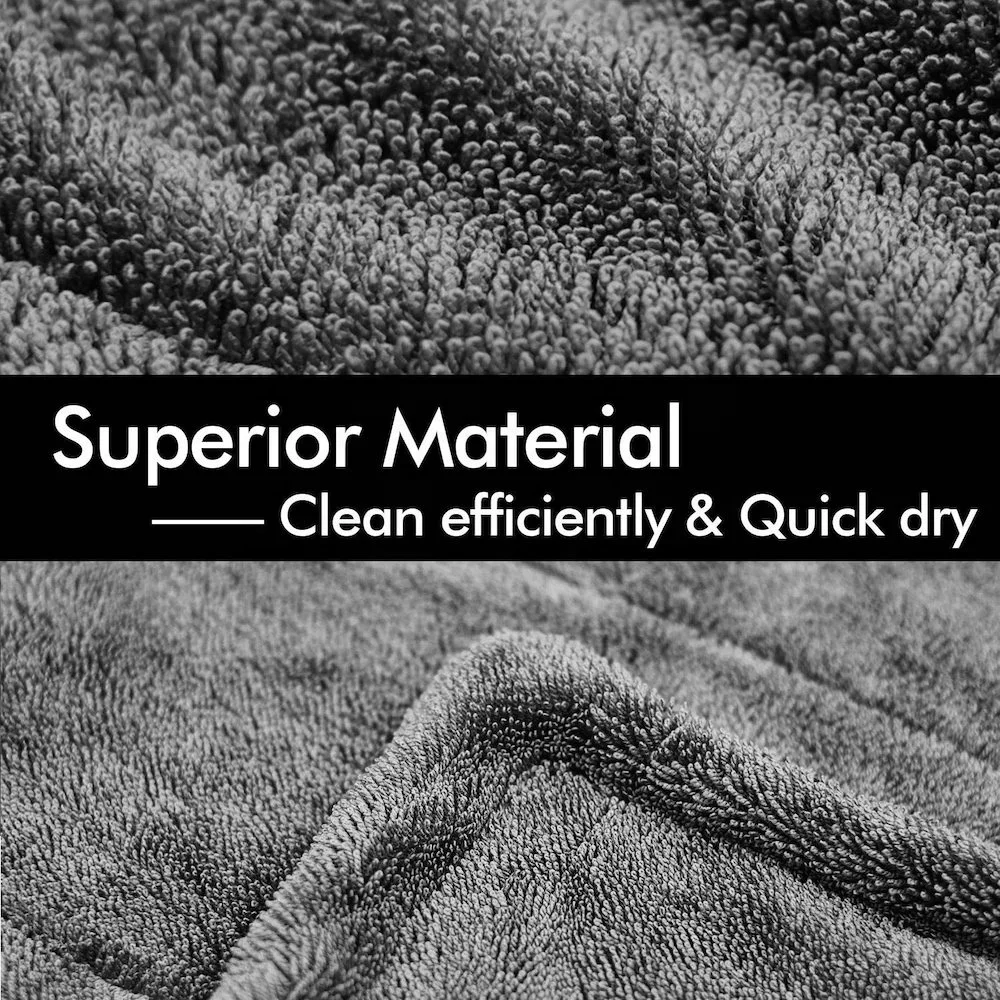 Microfiber Dry Twisted Loop Car Cleaner Seat Drying Cloth Towels