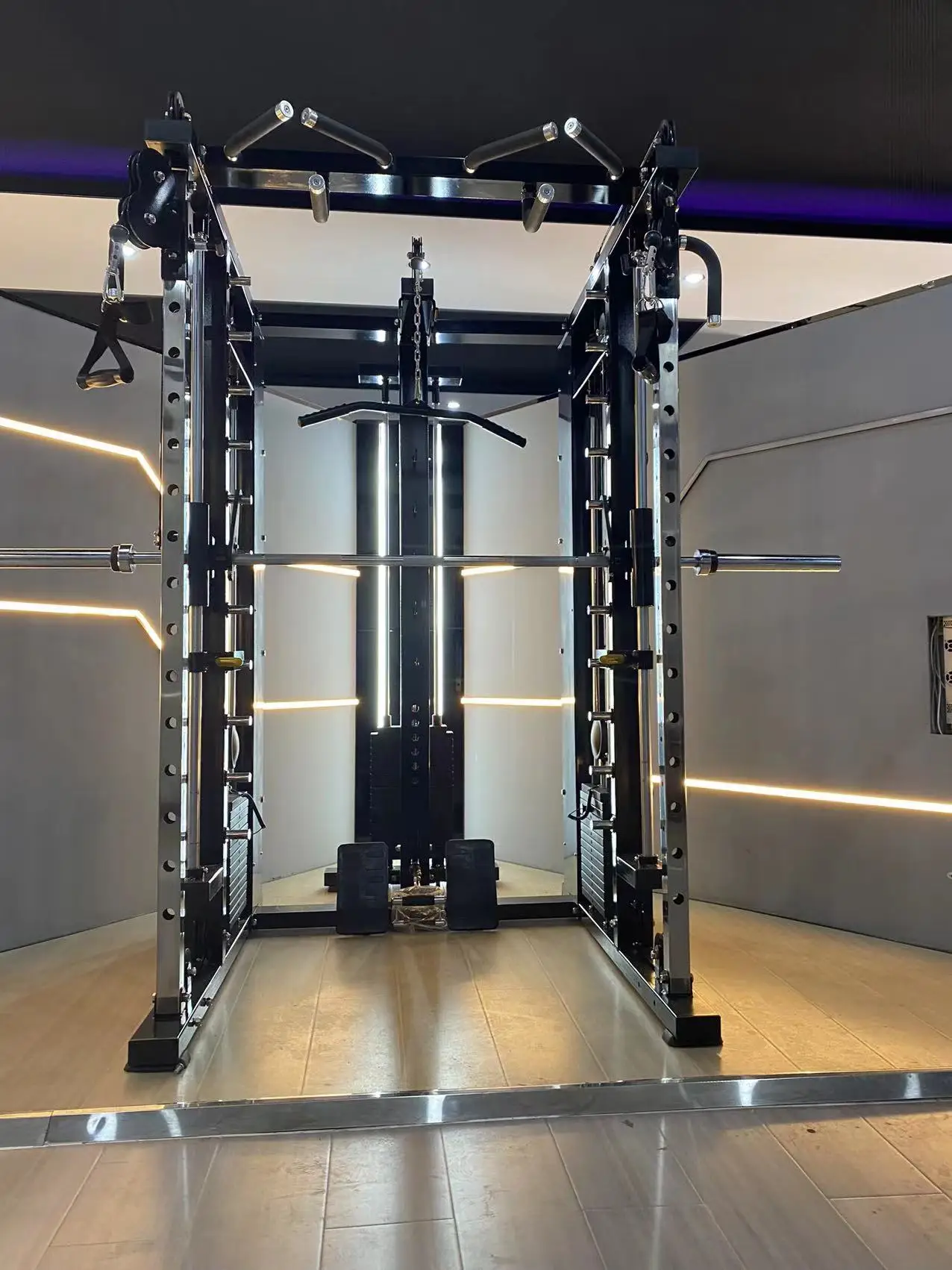 All in One Multi Power Multi-functional Gym Equipment Trainer  with Weight Stack  Smith Machine