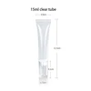 Tubo trasparente da 15ml