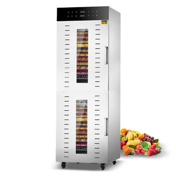32 Layers 2 Independent compartments Commercial Vegetables Beef Jerky Food Drying Machine Dehydrator Fruit
