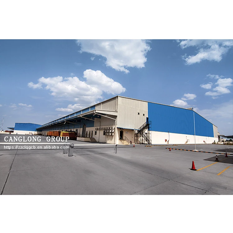 Low Cost Prefabricated Light Steel Structure Industrial Shed Buildings Warehouse with Construction