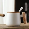 MU/SP/HS/132A (White mug, lid, spoon)