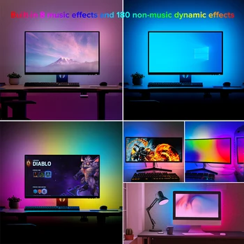 Monitor-Hintergrundbeleuchtung Mit Bildschirmsync – Für Gaming & Filme, USB-betrieben